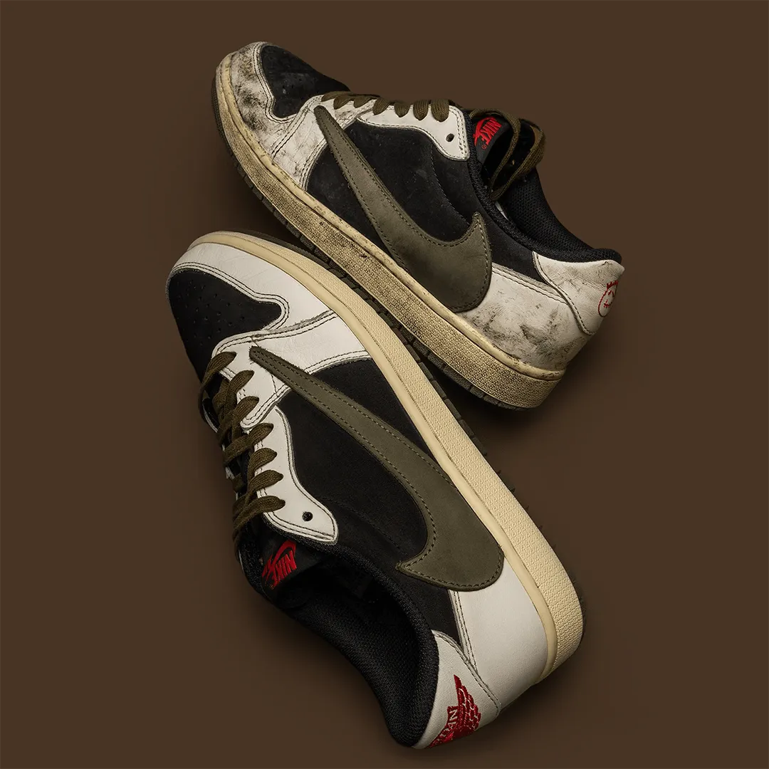 Химчистка Jordan x Travis Scott — до и после | SOLE FRESH Новосибирск